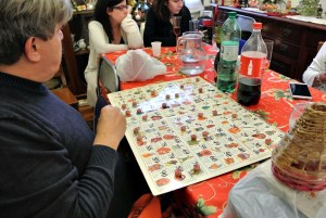 父　ゲーム　赤い