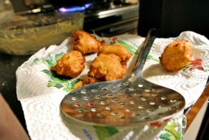 素揚げ　紙　ひしゃく