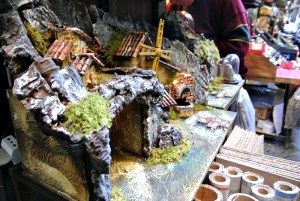 Presepe casa legno