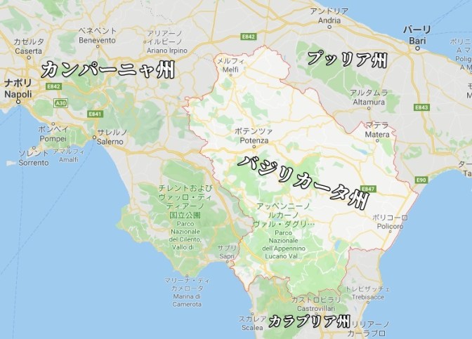 basilicata mappa nomi