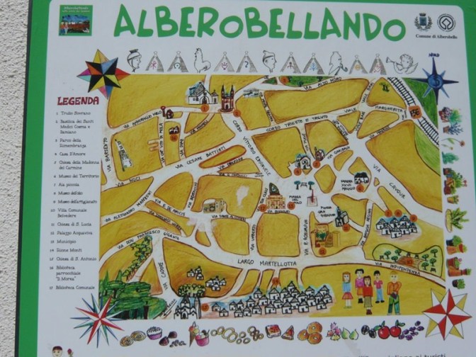 cartina alberobello mappa
