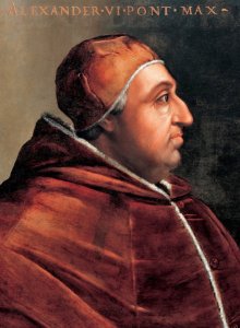 ritratto papa rosso