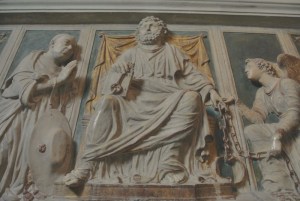 bassorilievo marmo angelo