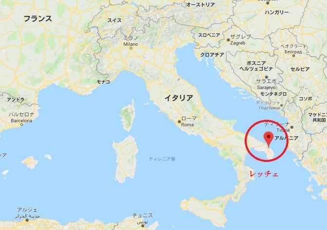 mappa lecce italia