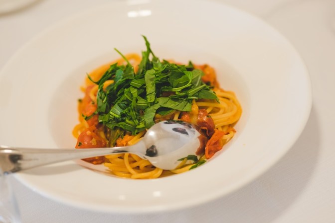 spaghetti basilico cucchiaio