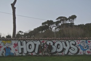 murales muro scritta